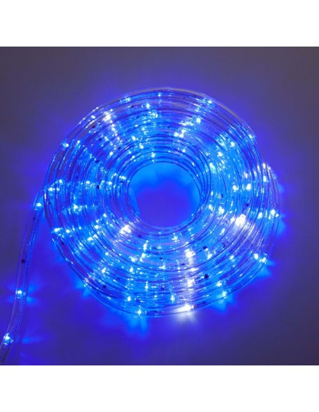 ROLLO MANGUERA LED C/CTRL. 10MTS AZUL   MVL