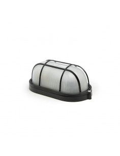 TORTUGA ALUMINIO OVAL REJA CHICA CON LAMPARA  NG 13W LUZ DIA