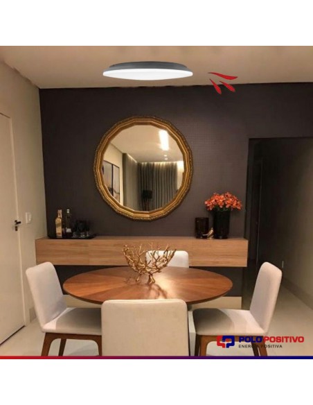 PLAFON LED MOON 45W DIMMERIZABLE CALIDO 3000K 47CM BLANCO