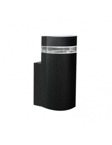 APLIQUE PLAY 1 LUZ NEGRO GU10 ALUMINIO