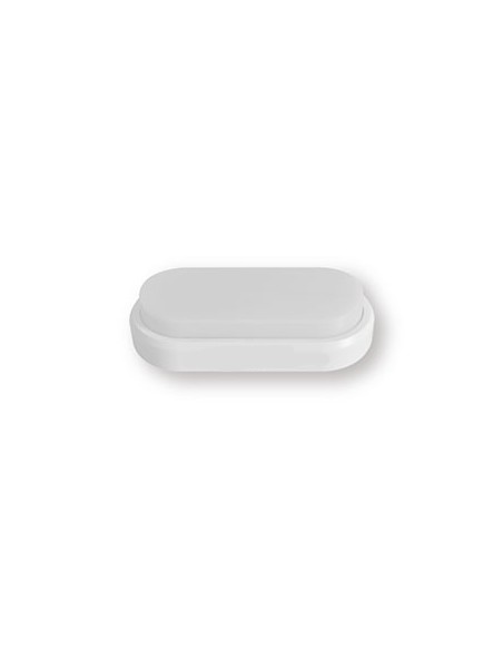 TORTUGA LED INTEGRADO OVAL LUZ NEUTRA 4000K 12W BLANCA