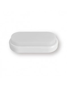 TORTUGA LED INTEGRADO OVAL LUZ NEUTRA 4000K 18W BLANCA