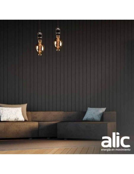 LAMPARA ANTIQUE FILAMENTO BT125 24W LUZ CALIDA