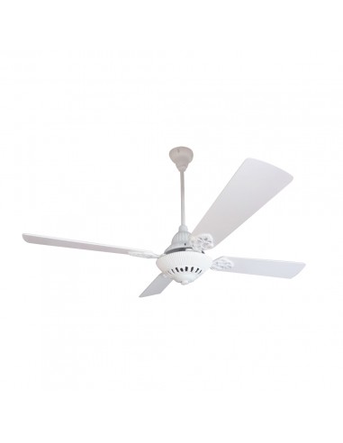 VENTILADOR TECHO MADERA 4 PAL. 5 VELOC. BLANCO MAC