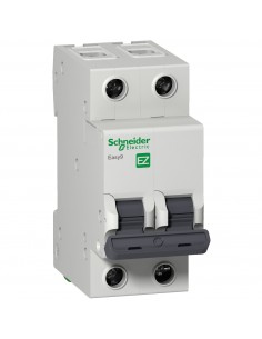 INTERRUPTOR TERMOMAGNETICO SCHNEIDER EASY9 2X 50A C 4,5KA