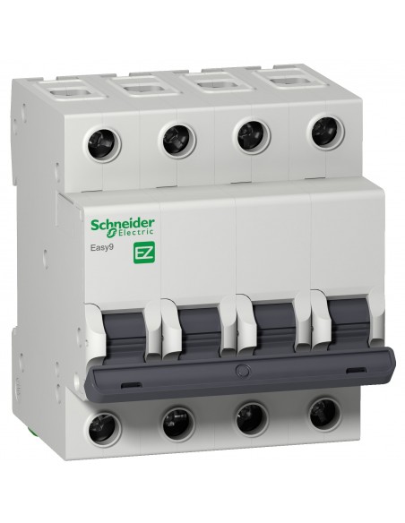 INTERRUPTOR TERMOMAGNETICO SCHNEIDER EASY9 4X 50A C 4,5KA