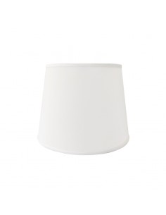 PANTALLA VELADOR CONICA 15X20X15 LISO BLANCO