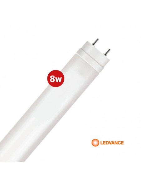 TUBO LED LEDVANCE 8W LUZ CALIDA 3000K 800LM T8 G3