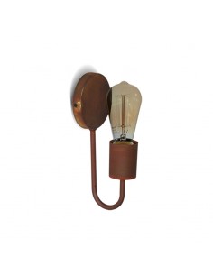 APLIQUE PARED WANDA 1 LUZ OXIDO