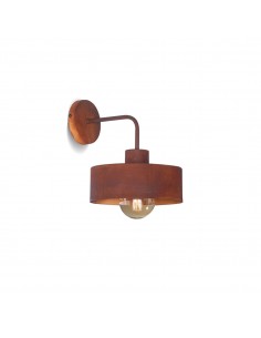 APLIQUE BALCARCE 1 LUZ 20CMS OXIDO