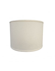 PANTALLA VELADOR CILINDRO 20X14 LISO NATURAL