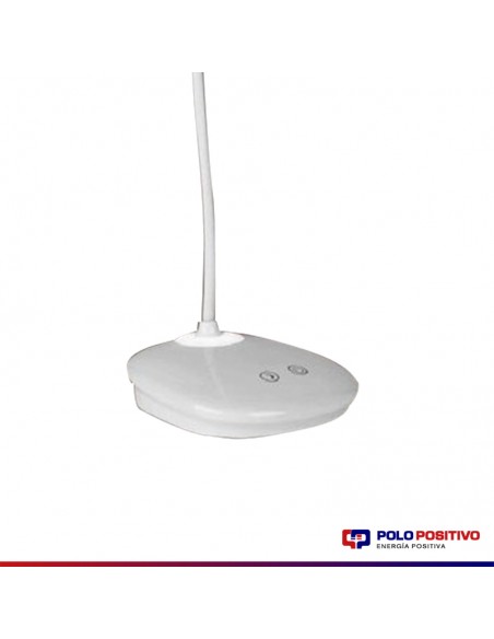 LAMPARA DE ESCRITORIO LED SARLI 5W LUZ NEUTRA C/ BASE BLANCO