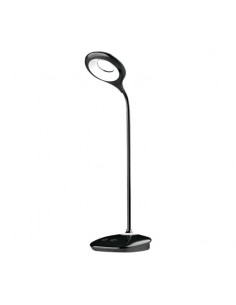 LAMPARA DE ESCRITORIO LED SARLI 5W LUZ NEUTRA CON BASE NEGRO