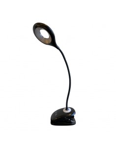 LAMPARA ESCRITORIO LED SARLI 5W 4000K C/PINZA NEGRO