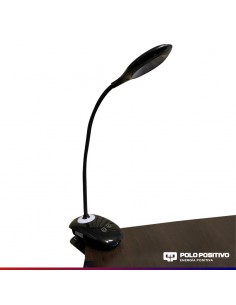 LAMPARA ESCRITORIO LED SARLI 5W 4000K C/PINZA NEGRO 2