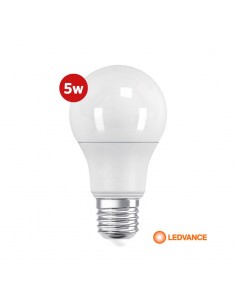LAMPARA LED VALUE CLASSIC A 5W LUZ CALIDA 830 E27