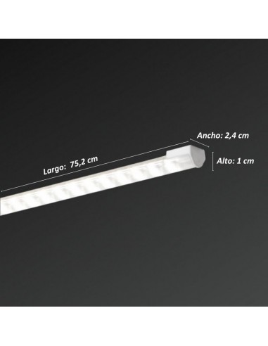 REGLETA BAJO ALACENA LED POLICARBONATO 8W LUZ...