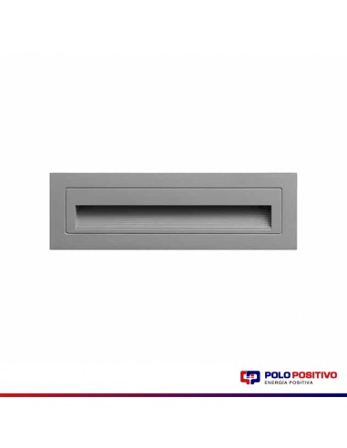APLIQUE EMBUTIR PARED LED BRISA H 5W GRIS 3000K