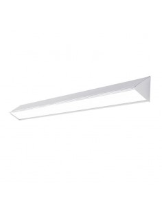 LISTON LED CAMERINO 2X12W LUZ CALIDA 113CMS BLANCO