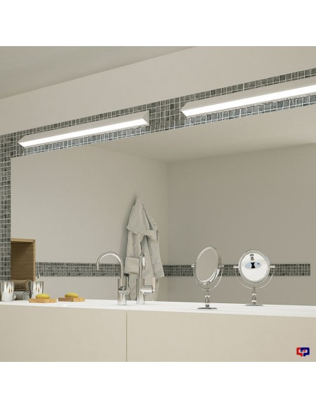 LISTON LED CAMERINO 2X12W LUZ CALIDA 113CMS BLANCO