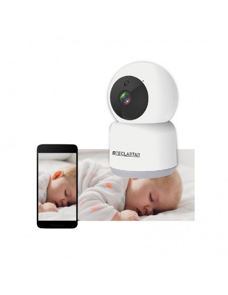 CAMARA WIFI 1080P HD C/AUDIO INTERIOR TECLASTAR