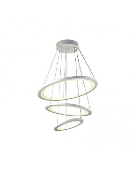 COLGANTE LED TAMPA 98W 3000K (3 AROS) CALIDO CANDIL