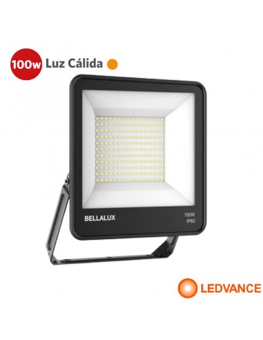 PROYECTOR LED BELLALUX LUZ CALIDA 100W EXTERIOR IP65 LEDVANE