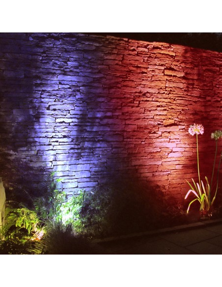 PROYECTOR LED 30W LUCES RGB EXTERIOR 220V IP65