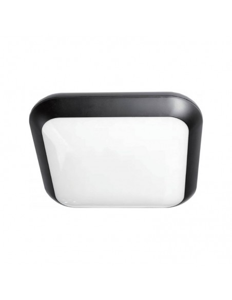 TORTUGA LED INTEGRADO CUAD 15W CALIDA 2700K NEGRO