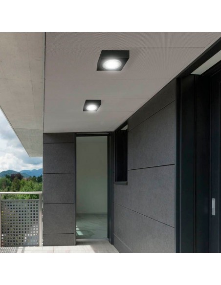 PLAFON LAGUNA 1 LUZ AR111 BLANCO