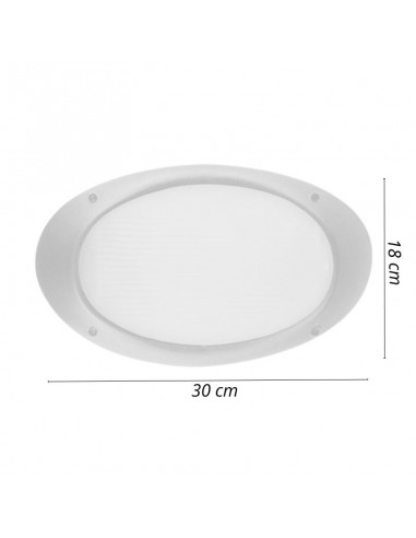 TORTUGA OVAL POLIPROPILENO LISA ARO ALTO BLANCO...