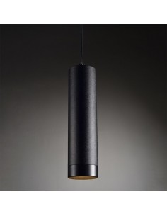 COLGANTE VIKER S TUBO GU10 NEGRO 2