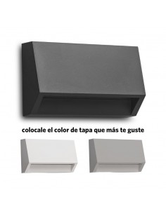 APLIQUE EXTERIOR LED GROVE 1,5W NG /BL/GRIS LUZ CALIDA