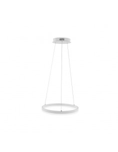 COLGANTE LED THIN 20W 40CMS 3000K BLANCO DIMMER