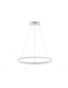 COLGANTE LED THIN 25W 50CMS 3000K BLANCO DIMMER