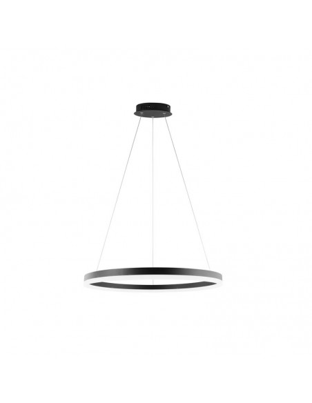 COLGANTE LED THIN 25W 50CMS 3000K NEGRO DIMMER