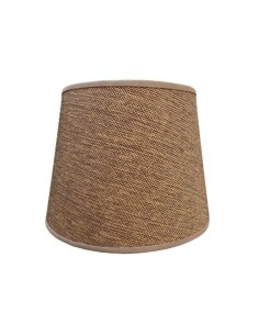 PANTALLA VELADOR CONICA 15X20X15 ALPILLERA OCRE