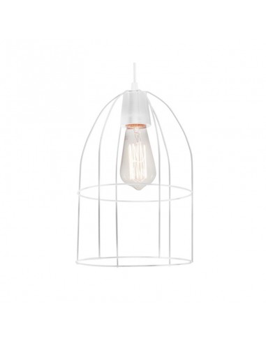 COLGANTE ALAMBRE CARDALES AVIAR 1 LUZ BLANCO 25X30