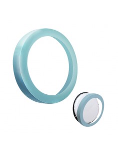 ARO P/PLAFON LED REDONDO PVC CELESTE KURBOX