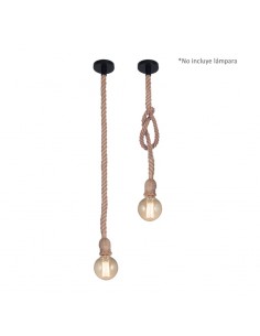 COLGANTE SOGA 1 LUZ 1,2 MTS E27