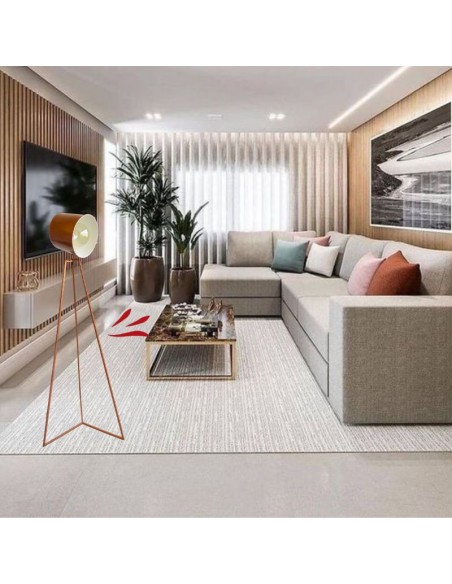 LAMPARA DE PIE NORDICO TRIPODE ACERO COBRE  E27 1,5MTS