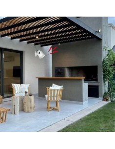 APLIQUE CABEZAL TRELEW E27 BLANCO TEXTURADO 2