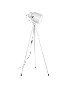 LAMPARA DE PIE TRELEW TRIPODE BLANCO TEXT