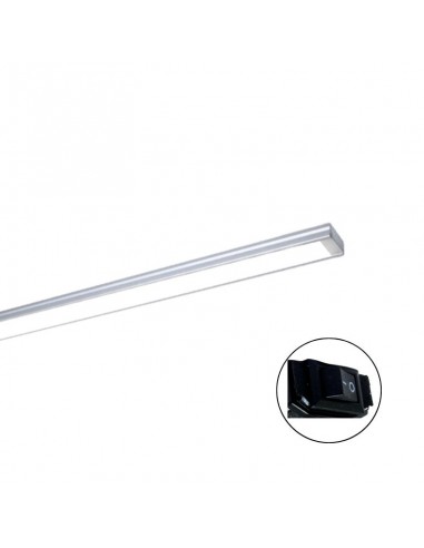 REGLETA BAJO ALACENA LED C/ INTERR ALUM 8W LUZ FRIA 75CM