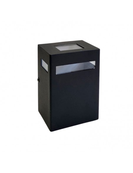 APLIQUE UNIDIRECCIONAL RECTO CHICO GU10 NEGRO TEXT