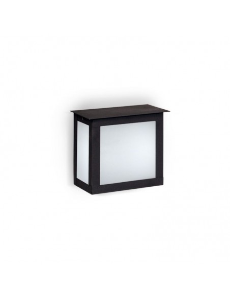 FAROL ORIENTAL CHAPA PARED 18X18X12.5CM
