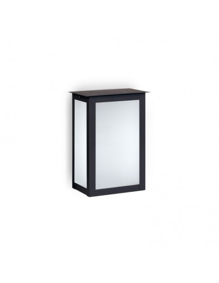FAROL ORIENTAL CHAPA PARED 18X18X14.5CM