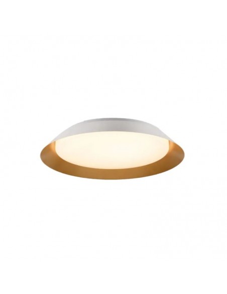 PLAFON LED BITZ 36W DIMIMER 58CM BLANCO ORO .
