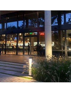 FAROLA ALUMINIO 2320 DICRO GU10 NEGRO 30CM 2