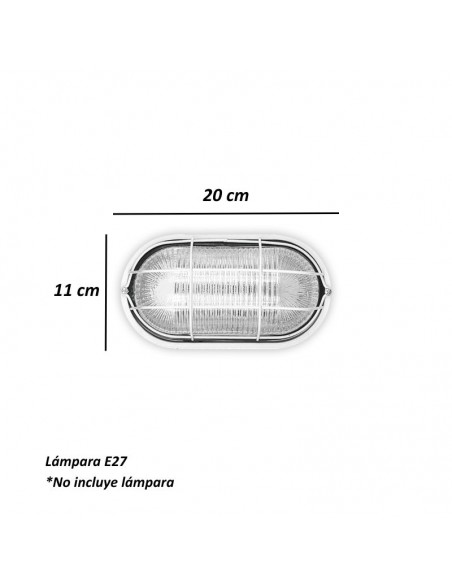 TORTUGA CHAPA OVAL CHICA E27 NEGRO 20X11CM